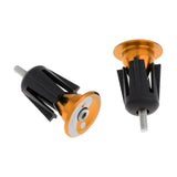 Maxbell 1 Pair Handlebar Grips Bar End Plugs Cap for MTB Road Bike Bicycle Yellow