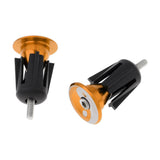 Maxbell 1 Pair Handlebar Grips Bar End Plugs Cap for MTB Road Bike Bicycle Yellow