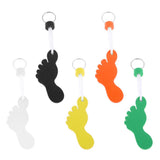 Maxbell Foot Shaped Foam Safety Floating Keyring for Boating Yachting Sailing White