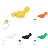 Maxbell Foot Shaped Foam Safety Floating Keyring for Boating Yachting Sailing White