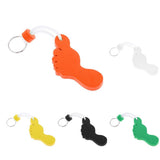 Maxbell Foot Shaped Foam Safety Floating Keyring for Boating Yachting Sailing White