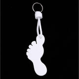 Maxbell Foot Shaped Foam Safety Floating Keyring for Boating Yachting Sailing White