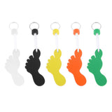 Maxbell Foot Shaped Foam Safety Floating Keyring for Boating Yachting Sailing White