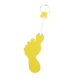 Maxbell Foot Shaped Foam Safety Floating Keyring for Boating Yachting Sailing Yellow