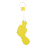 Maxbell Foot Shaped Foam Safety Floating Keyring for Boating Yachting Sailing Yellow