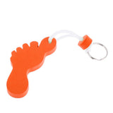 Maxbell Foot Shaped Foam Safety Floating Keyring for Boating Yachting Sailing Orange