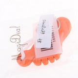 Maxbell Foot Shaped Foam Safety Floating Keyring for Boating Yachting Sailing Orange