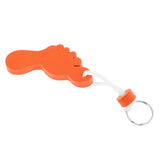 Maxbell Foot Shaped Foam Safety Floating Keyring for Boating Yachting Sailing Orange