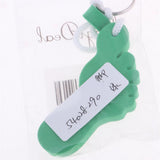 Maxbell Foot Shaped Foam Safety Floating Keyring for Boating Yachting Sailing Green
