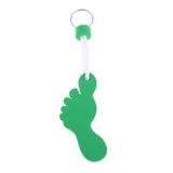 Maxbell Foot Shaped Foam Safety Floating Keyring for Boating Yachting Sailing Green