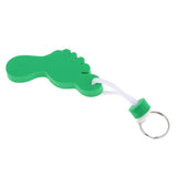 Maxbell Foot Shaped Foam Safety Floating Keyring for Boating Yachting Sailing Green