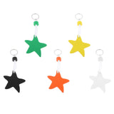 Maxbell Yacht Sailing Boating Floating Key Ring Star Shaped Keyring Key Chain Black