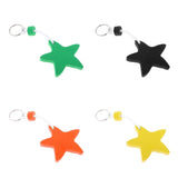 Maxbell Yacht Sailing Boating Floating Key Ring Star Shaped Keyring Key Chain Black