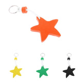 Maxbell Yacht Sailing Boating Floating Key Ring Star Shaped Keyring Key Chain Black