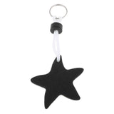 Maxbell Yacht Sailing Boating Floating Key Ring Star Shaped Keyring Key Chain Black