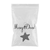 Maxbell Yacht Sailing Boating Floating Key Ring Star Shaped Keyring Key Chain Black