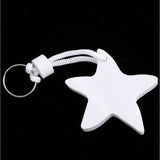 Maxbell Yacht Sailing Boating Floating Key Ring Star Shaped Keyring Key Chain White