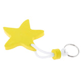 Maxbell Yacht Sailing Boating Floating Key Ring Star Shaped Keyring Key Chain Yellow