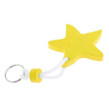 Maxbell Yacht Sailing Boating Floating Key Ring Star Shaped Keyring Key Chain Yellow