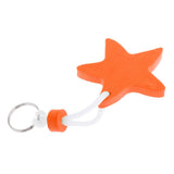 Maxbell Yacht Sailing Boating Floating Key Ring Star Shaped Keyring Key Chain Orange