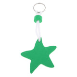 Maxbell Yacht Sailing Boating Floating Key Ring Star Shaped Keyring Key Chain Green