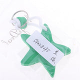 Maxbell Yacht Sailing Boating Floating Key Ring Star Shaped Keyring Key Chain Green