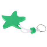 Maxbell Yacht Sailing Boating Floating Key Ring Star Shaped Keyring Key Chain Green