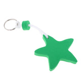 Maxbell Yacht Sailing Boating Floating Key Ring Star Shaped Keyring Key Chain Green