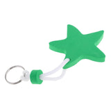 Maxbell Yacht Sailing Boating Floating Key Ring Star Shaped Keyring Key Chain Green