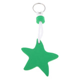 Maxbell Yacht Sailing Boating Floating Key Ring Star Shaped Keyring Key Chain Green