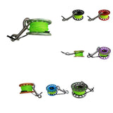 Maxbell 30m Aluminum Alloy Cave Scuba Diving Finger Spool Guide Line Reel Green