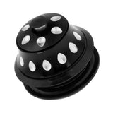 Maxbell Aluminum Alloy Bicycle Headset Top Cap Stem Cover for MTB Road Bike 44mm Black