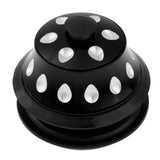 Maxbell Aluminum Alloy Bicycle Headset Top Cap Stem Cover for MTB Road Bike 44mm Black