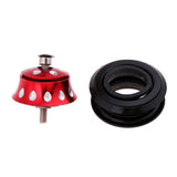 Maxbell Aluminum Alloy Bicycle Headset Top Cap Stem Cover for MTB Road Bike 44mm Red