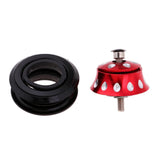 Maxbell Aluminum Alloy Bicycle Headset Top Cap Stem Cover for MTB Road Bike 44mm Red