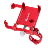 Maxbell Aluminum Alloy Bike Bicycle Holder Handle Phone Mount Handlebar Holder Red
