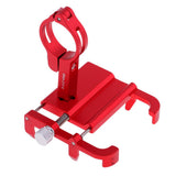 Maxbell Aluminum Alloy Bike Bicycle Holder Handle Phone Mount Handlebar Holder Red