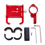 Maxbell Aluminum Alloy Bike Bicycle Holder Handle Phone Mount Handlebar Holder Red
