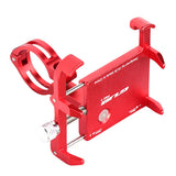 Maxbell Aluminum Alloy Bike Bicycle Holder Handle Phone Mount Handlebar Holder Red