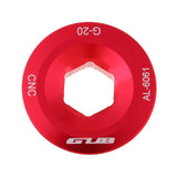 Maxbell Bike Bicycle Parts Crankset Crank Arm Fixing Bolt Screw Cover Red