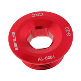 Maxbell Bike Bicycle Parts Crankset Crank Arm Fixing Bolt Screw Cover Red