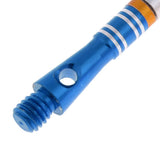 Max Aluminum Alloy 360 Degree Rotating Medium Dart Shaft Stem Accessories Blue