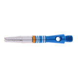 Max Aluminum Alloy 360 Degree Rotating Medium Dart Shaft Stem Accessories Blue