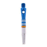 Max Aluminum Alloy 360 Degree Rotating Medium Dart Shaft Stem Accessories Blue