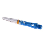 Max Aluminum Alloy 360 Degree Rotating Medium Dart Shaft Stem Accessories Blue