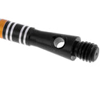 Max Aluminum Alloy 360 Degree Rotating Medium Dart Shaft Stem Accessories Black