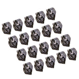 Max 20 Pieces Standard Shape Dart Flights Tail Replacement Accessories Skull