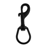Max Stainless Steel Hook Swivel Eye Bolt Snap Clip for Scuba Diving Diver Black
