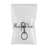 Max Stainless Steel Hook Swivel Eye Bolt Snap Clip for Scuba Diving Diver Black