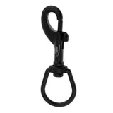 Max Stainless Steel Hook Swivel Eye Bolt Snap Clip for Scuba Diving Diver Black